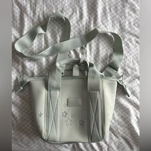 Dagne Dover light blue green star purse